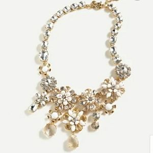 J.Crew flower boom statement necklace